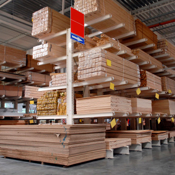 Cantilever Rack, storing wood